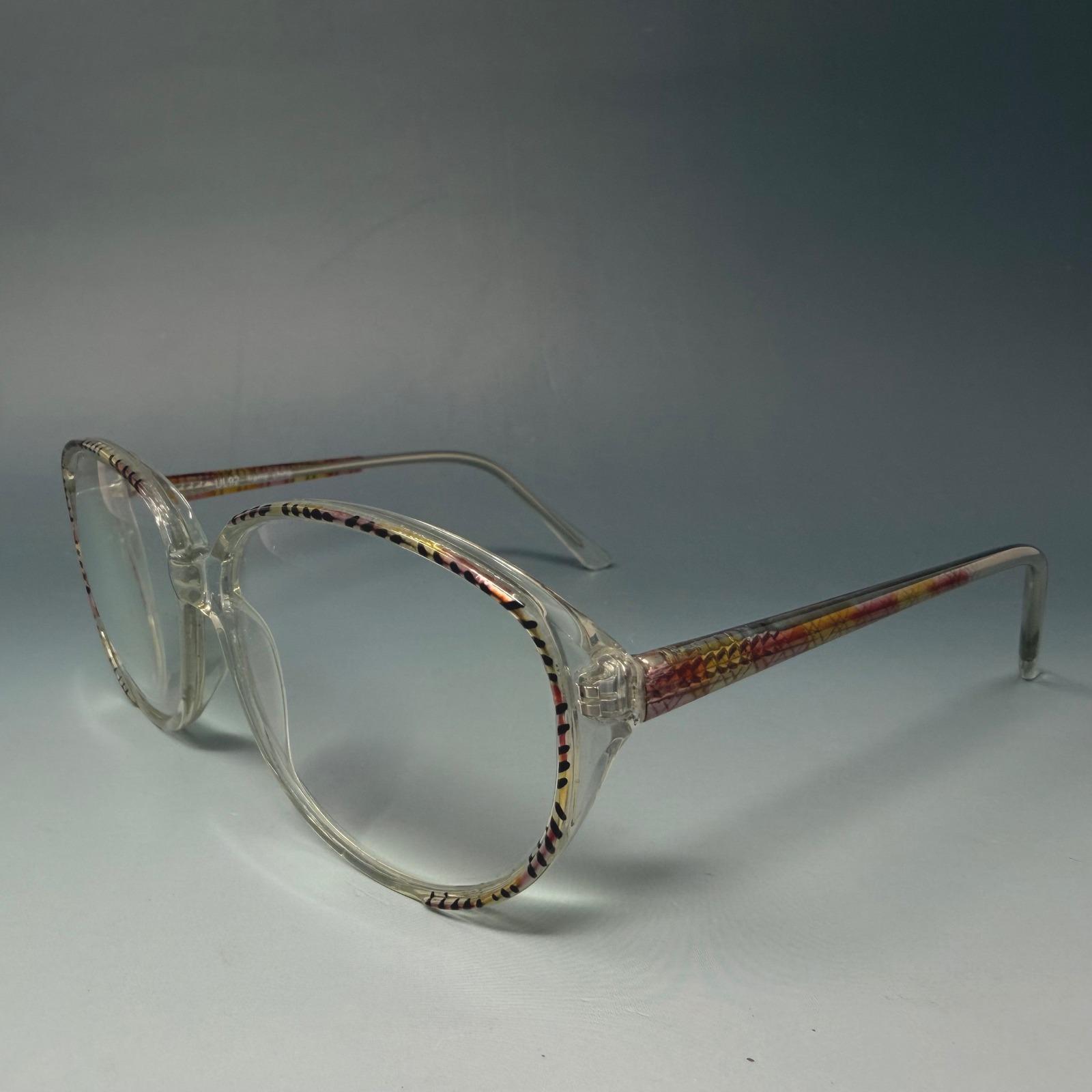 Vintage SM-mArk 54-18 Hong Kong large aviator tortoise frames only Gunmetal Square Aviator Eyeglasses Frames: Vintage Unisex  main image 4