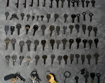 Lot 85 Vintage Skelett Schlüssel Fassschlüssel Diebold Adler Schloss Steampunk Art