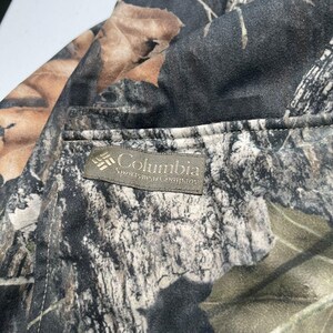 Vtg Columbia Jacket Men M Camo Camouflage Hunting Mossy Oak Breakup Interchange image 8