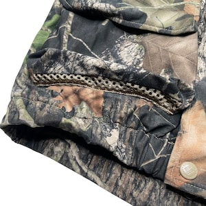 Vtg Columbia Jacket Men M Camo Camouflage Hunting Mossy Oak Breakup Interchange image 7
