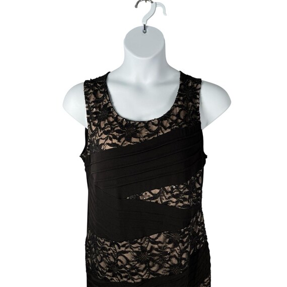candalite dress black Vintage XL Lace Pleated Sheath Jersey Special Occasion Solid & Striped The silhouette:mermaid Size:US30/UK34