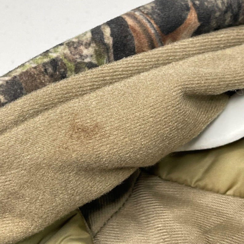 Vtg Columbia Jacket Men M Camo Camouflage Hunting Mossy Oak Breakup Interchange image 13