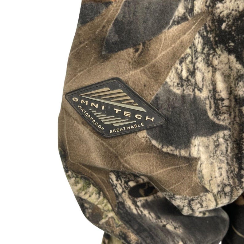 Vtg Columbia Jacket Men M Camo Camouflage Hunting Mossy Oak Breakup Interchange image 5