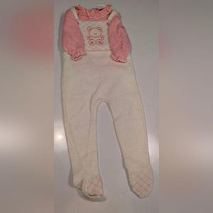 Vintage Baby Girl 80s 90s Made in USA Clothes Bundle Carters Health-tex 9-12M image 9