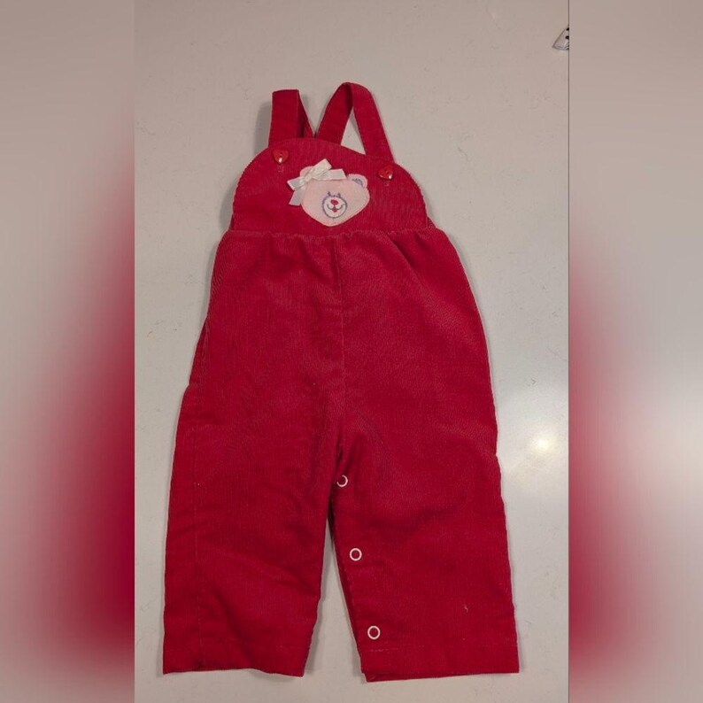 Vintage Baby Girl 80s 90s Made in USA Clothes Bundle Carters Health-tex 9-12M image 11