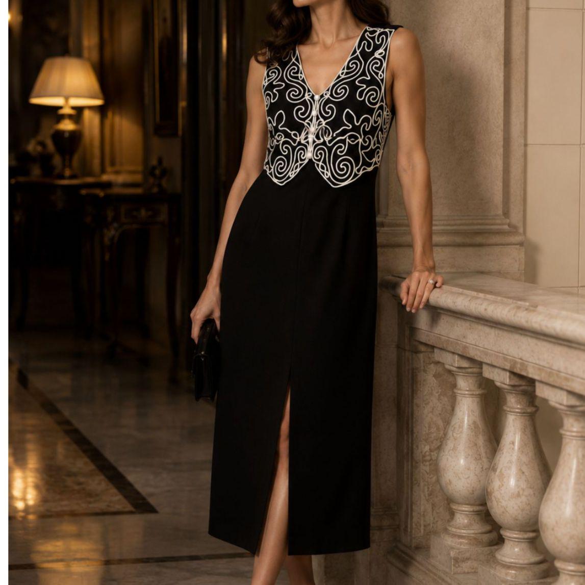 soutache embroidered dress Tuckernuck Soutache Cotton Long Sleeve Mini Chloe Dress Soutache / XXS main image 1
