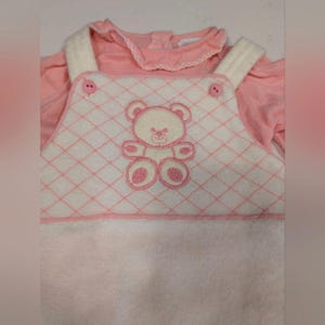 Vintage Baby Girl 80s 90s Made in USA Clothes Bundle Carters Health-tex 9-12M image 4