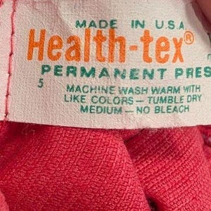 Vintage Baby Girl 80s 90s Made in USA Clothes Bundle Carters Health-tex 9-12M image 15