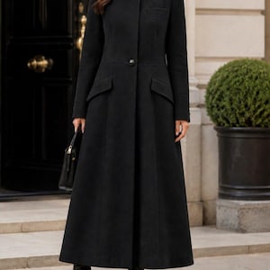 Vintage 100% Wool Coat Women - Etsy
