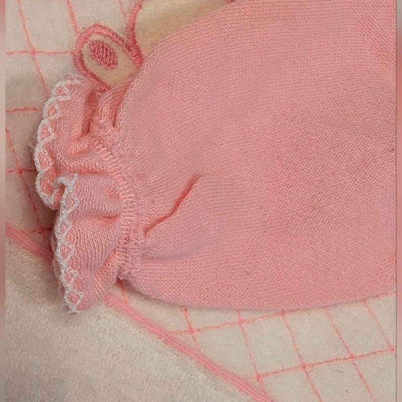 Vintage Baby Girl 80s 90s Made in USA Clothes Bundle Carters Health-tex 9-12M image 5