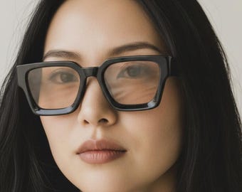 Lunettes de soleil carrées rétro, lunettes de soleil tendance unisexe, protection UV400, lunettes streetwear tendance