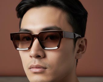 Lunettes de soleil carrées rétro, lunettes de soleil tendance unisexe, protection UV400, lunettes streetwear tendance