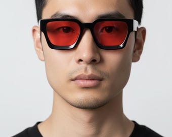 Lunettes de soleil carrées rétro, lunettes de soleil tendance unisexe, protection UV400, lunettes streetwear tendance