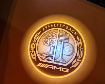 Mercedes Benz AMG led-projectorverlichting deurlogo – Ultra HD, geen vervaging, 3 jaar garantie, 2 stuks