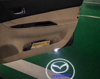 Mazda LED-projectorverlichting deurlogo – Ultra HD, lichtbestendig, 3 jaar garantie, set van 2