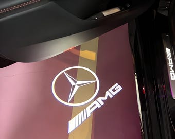 Mercedes Benz led-projectorverlichting deurlogo – Ultra HD, geen vervaging, 3 jaar garantie, 2 stuks