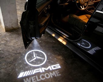 Mercedes-Benz led-projectorverlichting deurlogo – Ultra HD, geen vervaging, 3 jaar garantie: 1 stuks