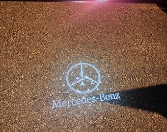 Mercedes-Benz led-projectorverlichting deurlogo – Ultra HD, geen vervaging, 3 jaar garantie: 1 stuks