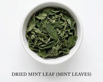 Dried Mint Leaves | Natural Peppermint Leaf | Culinary & Herbal Use