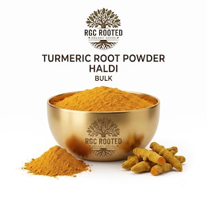 Turmeric Root Powder, Haldi, Curcuma Longa, Culinary Seasoning, Food Blends, Natural Dye, DIY Craft