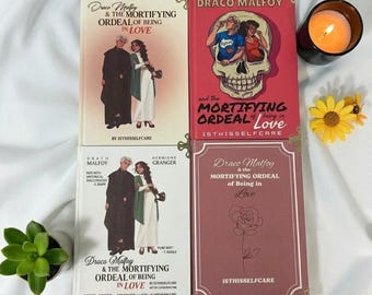 Draco Malfoy and the Mortifying Ordeal of Being in Love Hardcover Book, Dramione Fanfiction Novel, Romance Fantasy Collector Edition Gift