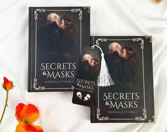 Secrets and Masks Hardcover Book Set, Dramione Dark Romance Fanfiction, Fantasy Romance Collector Edition by Emerald Slytherin