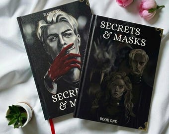 Secrets and Masks Hardcover Book Set, Dramione Dark Fantasy Romance, Collector Edition Fanfiction Novel, BookTok Favorite Gift
