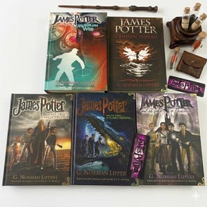 James Potter Complete 5 Book Hardcover Collection, Fantasy Adventure Series Collector Edition, Hardcover Gift for Fantasy Readers
