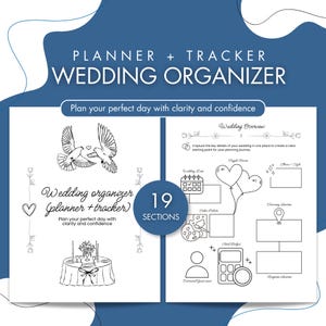 Organizzatore di matrimoni / PDF stampabile / Download digitale immediato