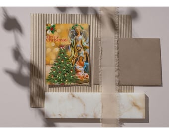 Merry Christmas Digital Greeting Card – Printable Card