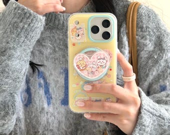 Funda magnética Chiikawa para iPhone 13-17