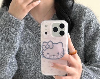 Bonita funda magnética de Hello Kitty para iPhone 17 Pro Max/17 Pro/16 Pro Max