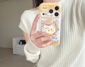 Funda para iPhone Chiikawa Chef, agarre magnético kawaii