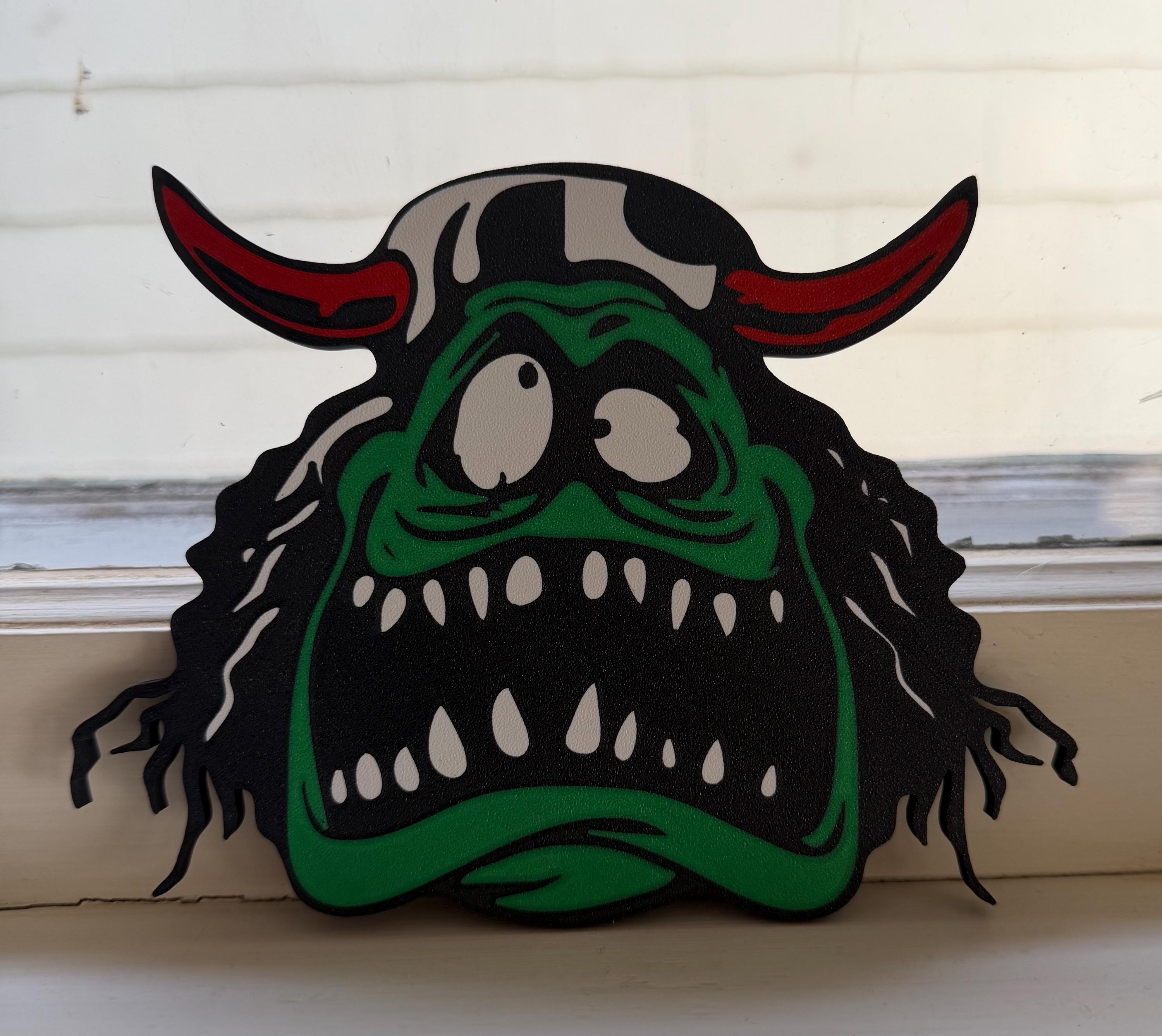 RATFINK壁掛けオブジェ 3d Print Rat Fink - Etsy
