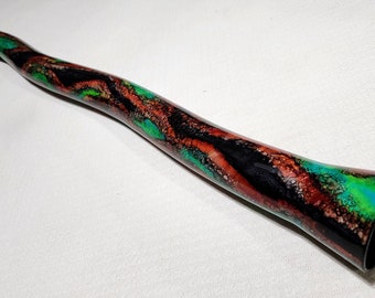 Didgeridoo with bag / Key in A/ primal sound instrument / uniquely painted didgeridoo / hand made didgeridoo /