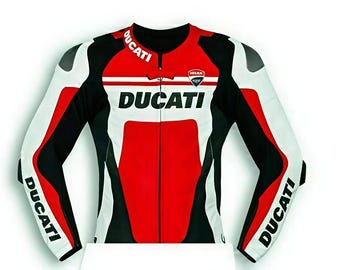 Corse Style Racing Motorrad-Lederjacke - Herren CE-Schutz-Biker Moto-Jacke