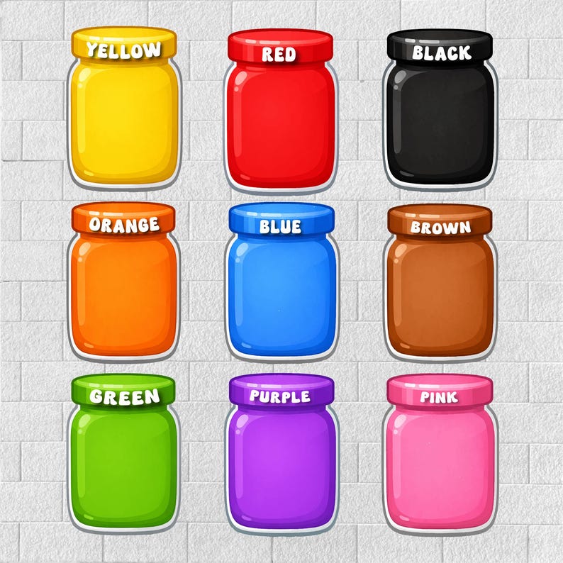 Matching Color Jars Color Sorting Jars Printable | Preschool Sorting Activity, Fine Motor ...