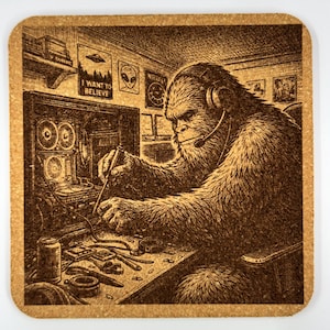 Bigfoot PC Modding Cork Coaster – Sasquatch Computer Build