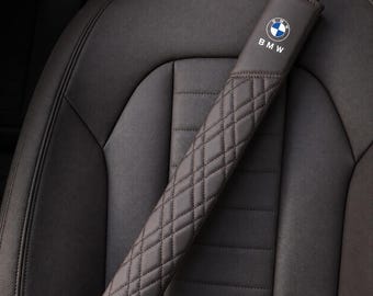 BMW-schoudergordels, zachte veiligheidshoezen voor veiligheidsgordels, luxe auto-interieuraccessoires, 2 stuks