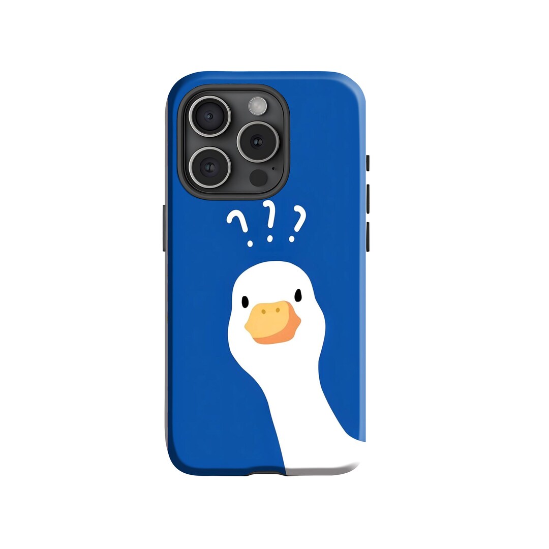 Silly Goose Phone Case, Cottagecore Theme Phone Cover With iPhone 17/16 ...