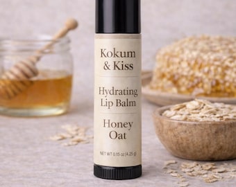 Honey Oat Lip Balm | Kokum & Kiss, Hydrating Lip Care
