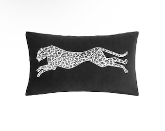 Funda de almohada de leopardo