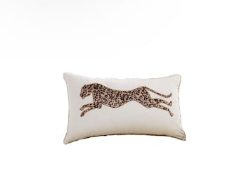 Funda de almohada de leopardo