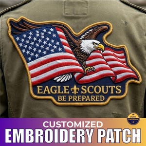 Custom Logo Embroidered Patches | Create Your Own Design Iron On, Sew On or Hook & Loop Backing for Jackets and Hats