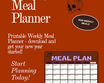 WEEKLY MEAL PLANNER