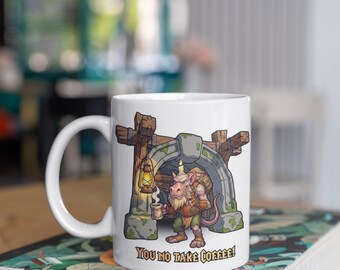 Kobold Gamer Mug | Funny MMORPG Coffee Cup | Fantasy RPG Geek Gift