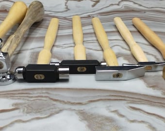 Conjunto de martelos para fabricação de joias | Ferramentas para moldar e texturizar metais em trabalhos de joalheria