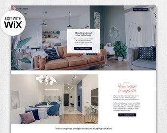 Telluride | Wix Template | Built for home staging, interior designers, artists, photographers and service-based businesses