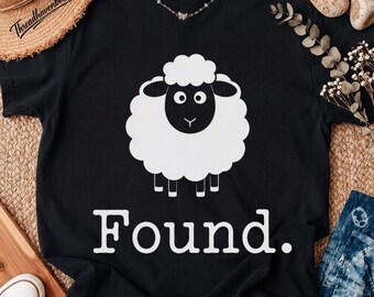 Found Minimalist Sheep Christian Psalm 23 Lamb Christian PNG, Faith Based Scripture Design, Religious Digital Download
