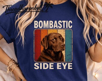 Bombastic Side Eye Labrador PNG Lustiger Retro Hund Vintage Meme Grafik Digital Download Lab Liebhaber Design